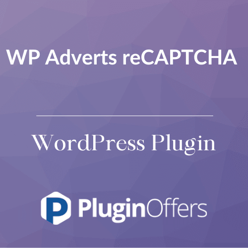 WP Adverts reCAPTCHA WordPress Plugin - Plugin Offers