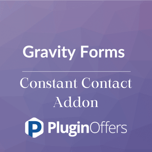 Gravity Forms Constant Contact Addon - Plugin Offers