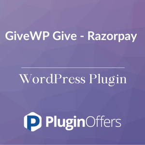 GiveWP Give - Razorpay WordPress Plugin - Plugin Offers