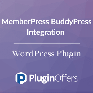 MemberPress BuddyPress Integration WordPress Plugin - Plugin Offers