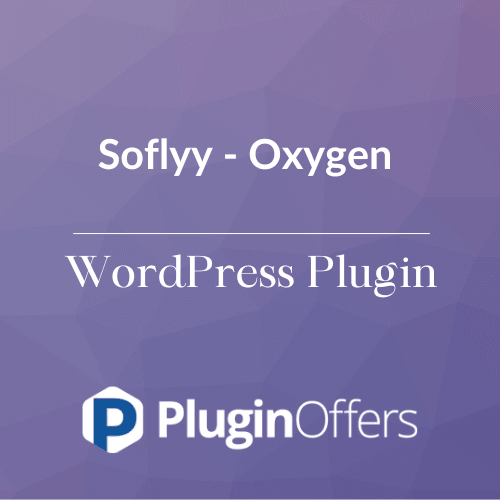 Soflyy - Oxygen WordPress Plugin - Plugin Offers