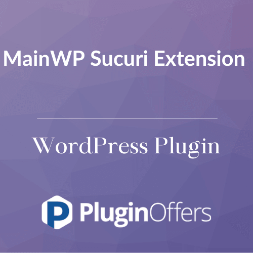 MainWP Sucuri Extension WordPress Plugin - Plugin Offers