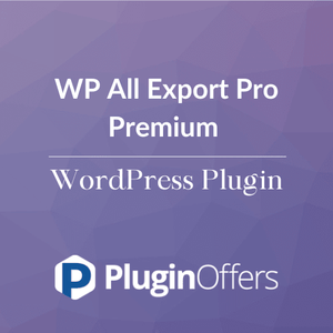 WP All Export Pro Premium WordPress Plugin - Plugin Offers