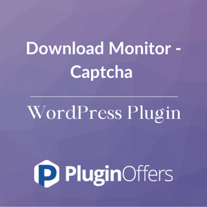 Download Monitor - Captcha WordPress Plugin - Plugin Offers