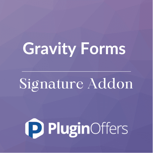 Gravity Forms Signature Addon - Plugin Offers