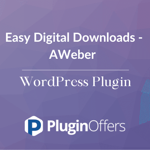 Easy Digital Downloads - AWeber WordPress Plugin - Plugin Offers