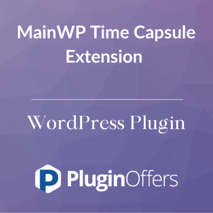 MainWP Time Capsule Extension WordPress Plugin - Plugin Offers