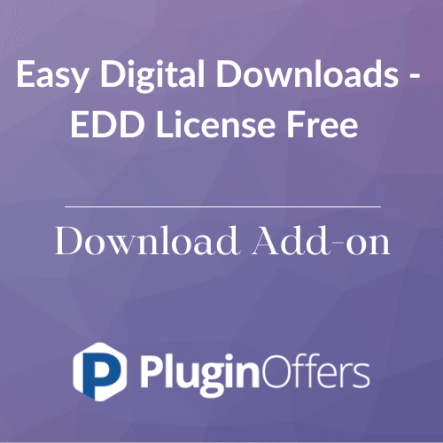 Easy Digital Downloads - EDD License Free Download Add-on - Plugin Offers