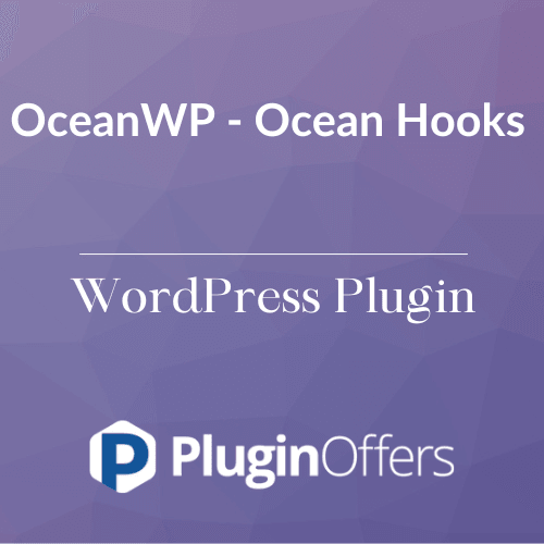 OceanWP - Ocean Hooks WordPress Plugin - Plugin Offers
