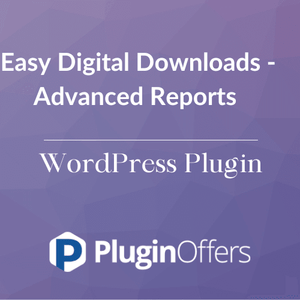 Easy Digital Downloads - Advanced Reports WordPress Plugin - Plugin Offers