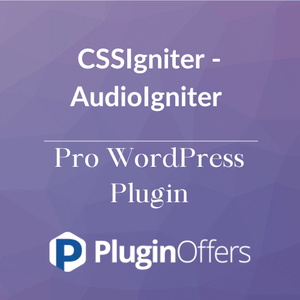 CSSIgniter - AudioIgniter Pro WordPress Plugin - Plugin Offers