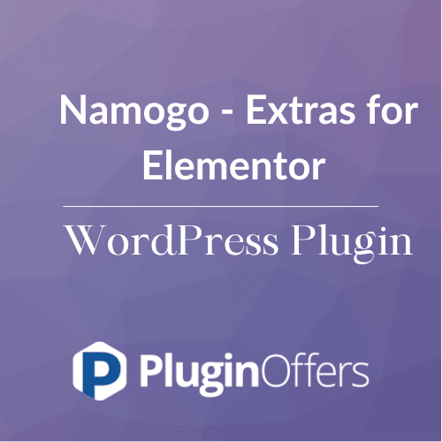 Namogo - Extras for Elementor WordPress Plugin - Plugin Offers