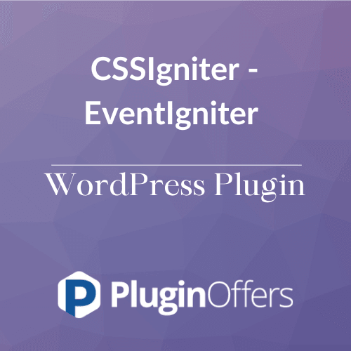 CSSIgniter - EventIgniter WordPress Plugin - Plugin Offers